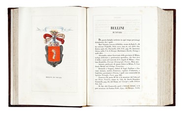  Tettoni Leone : Teatro araldico ovvero Raccolta generale delle armi ed insegne gentilizie delle pi illustri e nobili casate che esisterono un tempo e che tuttora fioriscono in tutta Italia.  Francesco Saladini  - Asta Libri, autografi e manoscritti - Libreria Antiquaria Gonnelli - Casa d'Aste - Gonnelli Casa d'Aste