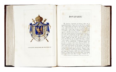  Tettoni Leone : Teatro araldico ovvero Raccolta generale delle armi ed insegne gentilizie delle più illustri e nobili casate che esisterono un tempo e che tuttora fioriscono in tutta Italia.  Francesco Saladini  - Asta Libri, autografi e manoscritti - Libreria Antiquaria Gonnelli - Casa d'Aste - Gonnelli Casa d'Aste