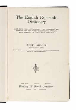 Lotto di 40 opuscoli in lingua esperanto.  Raoul Bricard, Joseph Rhodes  - Asta Libri, autografi e manoscritti - Libreria Antiquaria Gonnelli - Casa d'Aste - Gonnelli Casa d'Aste