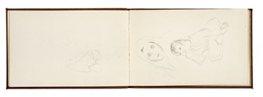  Renoir Pierre Auguste : Carnet de Dessins. Renoir en Italie et en Algrie (1881-1882).  George Besson, Andr (D') Albert, Edouard Vuillard  - Asta Libri, autografi e manoscritti - Libreria Antiquaria Gonnelli - Casa d'Aste - Gonnelli Casa d'Aste