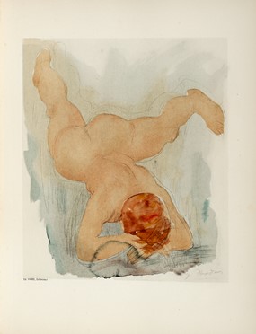 Roger-Marx Claude : Aquarellistes contemporains.  Odilon Redon  (Bordeaux, 1840 - Parigi, 1916), Auguste Rodin  (Parigi, 1840 - 1917), Emile Antoine Bourdelle  (Montauban, 1861 - Le Vésinet, 1929), Paul Signac  (Parigi, 1863 - 1935), Henri (de) Toulouse-Lautrec  (Albi, 1864 - Malromé, 1901), Katia Granoff  - Asta Libri, autografi e manoscritti - Libreria Antiquaria Gonnelli - Casa d'Aste - Gonnelli Casa d'Aste