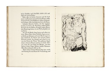  Kasimir Edschmid : Die Fürstin. Mit 6 Radierungen von Max Beckmann.  Max Beckmann  (Lipsia, 1884 - New York, 1950)  - Asta Libri, autografi e manoscritti - Libreria Antiquaria Gonnelli - Casa d'Aste - Gonnelli Casa d'Aste