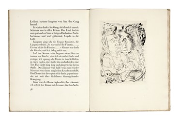  Kasimir Edschmid : Die Fürstin. Mit 6 Radierungen von Max Beckmann.  Max Beckmann  (Lipsia, 1884 - New York, 1950)  - Asta Libri, autografi e manoscritti - Libreria Antiquaria Gonnelli - Casa d'Aste - Gonnelli Casa d'Aste