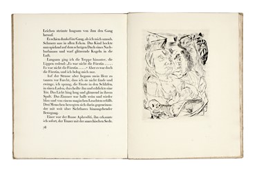  Kasimir Edschmid : Die Frstin. Mit 6 Radierungen von Max Beckmann.  Max Beckmann  (Lipsia, 1884 - New York, 1950)  - Asta Libri, autografi e manoscritti - Libreria Antiquaria Gonnelli - Casa d'Aste - Gonnelli Casa d'Aste