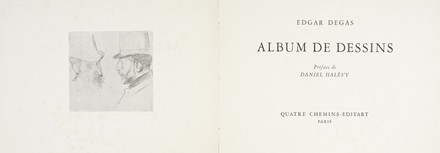  Halévy Daniel : Edgar Degas. Album De Dessins.  - Asta Libri, autografi e manoscritti - Libreria Antiquaria Gonnelli - Casa d'Aste - Gonnelli Casa d'Aste