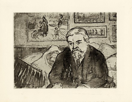  mile Bernard  (Lilla, 1868 - Parigi, 1941) : Adam et Eve au jardin d'Eden.  Joseph-Victor Roux-Champion  (1871 - Vars, 1953), Pierre Bonnard  (Fontenay-aux-Roses, 1867 - Le Cannet, 1947)  - Asta Stampe, disegni e dipinti antichi, moderni e contemporanei [ASTA A TEMPO] - Libreria Antiquaria Gonnelli - Casa d'Aste - Gonnelli Casa d'Aste