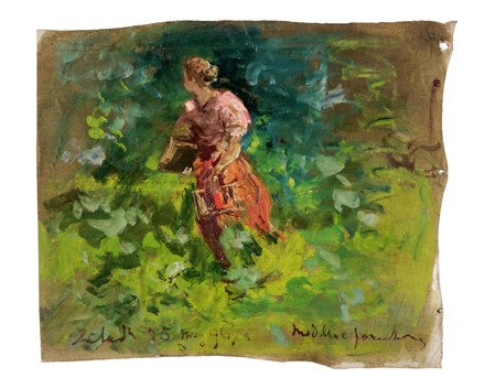  Gustav Sch�tt  (Vienna, 1890 - Laxenburg, 1968) : Paesaggio.  - Asta Stampe, disegni e dipinti antichi, moderni e contemporanei [ASTA A TEMPO] - Libreria Antiquaria Gonnelli - Casa d'Aste - Gonnelli Casa d'Aste