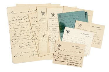  Marinetti Filippo Tommaso : 2 lettere autografe siglate.  - Asta Libri, autografi e manoscritti - Libreria Antiquaria Gonnelli - Casa d'Aste - Gonnelli Casa d'Aste