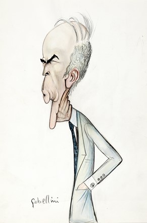  Giorgio Gabellini  (Cesena, 1918 - 1996) : Lotto composto di 36 caricature di tematica politica e religiosa.  - Asta Stampe, disegni e dipinti antichi, moderni e contemporanei - Libreria Antiquaria Gonnelli - Casa d'Aste - Gonnelli Casa d'Aste