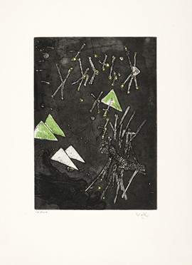  Michaux Henri : Droites Libérées [...] sur quatorze gravures de Sebastian Matta.  Roberto Antonio Sebastian Matta  (Santiago del Cile, 1911 - Civitavecchia, 2002)  - Asta Libri, autografi e manoscritti - Libreria Antiquaria Gonnelli - Casa d'Aste - Gonnelli Casa d'Aste
