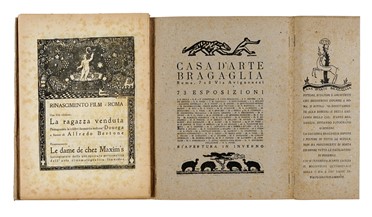  Bragaglia Anton Giulio : Cronache d'attualit. Anno V, giugno-ottobre 1921.  Filippo Tommaso Marinetti  (1876 - 1994)  - Asta Libri, autografi e manoscritti - Libreria Antiquaria Gonnelli - Casa d'Aste - Gonnelli Casa d'Aste