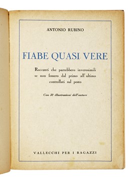  Rubino Antonio : Pupi giocattolo infelice e altre poesie.  - Asta Libri, autografi e manoscritti - Libreria Antiquaria Gonnelli - Casa d'Aste - Gonnelli Casa d'Aste