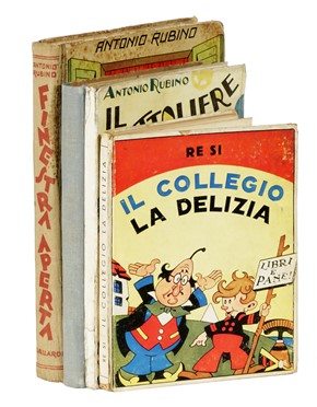  Rubino Antonio : Finestra aperta. Libro di poesie, racconti, giochi, frottole, figure.  - Asta Libri, autografi e manoscritti - Libreria Antiquaria Gonnelli - Casa d'Aste - Gonnelli Casa d'Aste