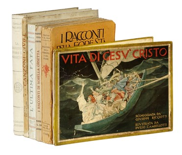  Mallarm Camille : La leggenda d'oro di mollichina. Disegni di Cambellotti.  Duilio Cambellotti  (Roma, 1876 - 1960), Fausto Salvadori, Corinna Teresa Gray Ubertis, Giuseppe Ricciotti  - Asta Libri, autografi e manoscritti - Libreria Antiquaria Gonnelli - Casa d'Aste - Gonnelli Casa d'Aste