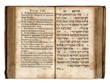 Sefer tehilim. Liber Psalmorum, Hebraicè, cum versione Latina Santis Pagnini.  Sante Pagnini  - Asta Libri, autografi e manoscritti - Libreria Antiquaria Gonnelli - Casa d'Aste - Gonnelli Casa d'Aste