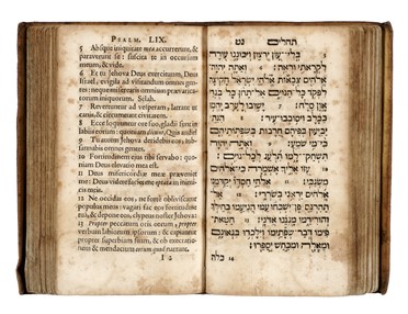 Sefer tehilim. Liber Psalmorum, Hebraic, cum versione Latina Santis Pagnini.  Sante Pagnini  - Asta Libri, autografi e manoscritti - Libreria Antiquaria Gonnelli - Casa d'Aste - Gonnelli Casa d'Aste