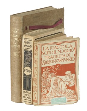  D'Annunzio Gabriele : Francesca da Rimini.  Adolfo De Carolis  (Montefiore dell'Aso, 1874 - Roma, 1928)  - Asta Libri, autografi e manoscritti - Libreria Antiquaria Gonnelli - Casa d'Aste - Gonnelli Casa d'Aste