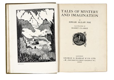  Poe Edgar Allan : Tales of mystery and imagination [...] illustrated by Harry Clarke.  Harry Clarke  - Asta Libri, autografi e manoscritti - Libreria Antiquaria Gonnelli - Casa d'Aste - Gonnelli Casa d'Aste
