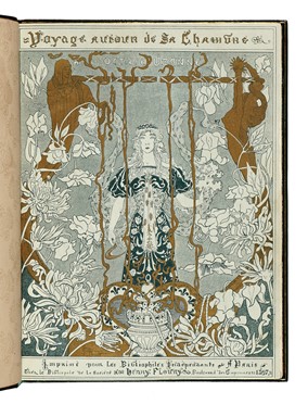  Uzanne Octave : Voyage autour de sa chambre [...] Illustrations de Henri Caruchet.  Henri Caruchet  - Auction Books, autographs & manuscripts - Libreria Antiquaria Gonnelli - Casa d'Aste - Gonnelli Casa d'Aste