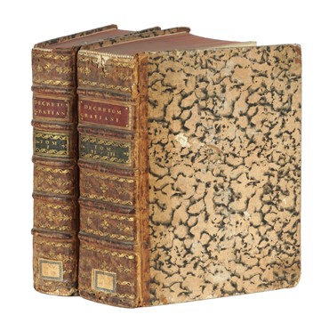 Gratianus : Decretum Gratiani emendatum, et notationibus illustratum, vnà cum glossis, Gregorii XIII.  - Asta Libri, autografi e manoscritti - Libreria Antiquaria Gonnelli - Casa d'Aste - Gonnelli Casa d'Aste