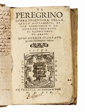 Lotto di 5 opere di letteratura del XVI secolo.  Jacopo Caviceo, Antonio Ciccarelli, Bernardo Dovizi, Dionigi Atanagi, Ludovico Ariosto, Ercole Bentivoglio  - Asta Libri, autografi e manoscritti - Libreria Antiquaria Gonnelli - Casa d'Aste - Gonnelli Casa d'Aste