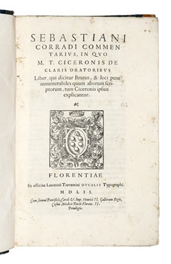  Corradi Sebastiano : Quaestura, in qua referuntur, & explicantur ea, quae sequenti pagina continentur.  - Asta Libri, autografi e manoscritti - Libreria Antiquaria Gonnelli - Casa d'Aste - Gonnelli Casa d'Aste