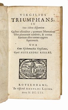 Lotto di tre opere di letteratura del XVII secolo.  Alexandre Ross, John Barclay, Giovanni Francesco Loredano  - Asta Libri, autografi e manoscritti - Libreria Antiquaria Gonnelli - Casa d'Aste - Gonnelli Casa d'Aste