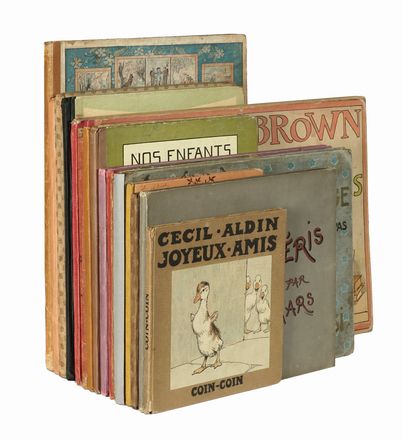 Raccolta di 18 illustrati per l'infanzia francesi, di cui molti in prima edizione.  Georges Tcherkessof, Hansi [pseud. di Waltz Jean-Jacques], Jean (de) La Fontaine, Richard Felton Outcault  - Asta Libri, autografi e manoscritti - Libreria Antiquaria Gonnelli - Casa d'Aste - Gonnelli Casa d'Aste