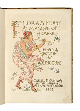  Crane Walter : Queen Summer. Or the Journey of the Lily & the Rose.  Ernst Roenau  - Asta Libri, autografi e manoscritti - Libreria Antiquaria Gonnelli - Casa d'Aste - Gonnelli Casa d'Aste