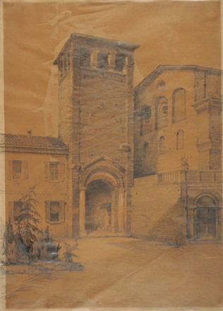  A. Dressler : Paese.  Henry Richard Beadon Donne  (1860 - 1949)  - Auction Stampe, disegni e dipinti antichi, moderni e contemporanei [ASTA A TEMPO] - Libreria Antiquaria Gonnelli - Casa d'Aste - Gonnelli Casa d'Aste