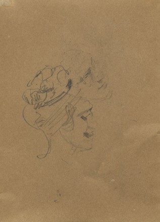  Mariano Fortuny y Madrazo  (Granada, 1871 - Venezia, 1949) : Lotto composto di 4 disegni su 3 fogli.  - Auction Prints, drawings & paintings | Old master, modern and contemporary art - Libreria Antiquaria Gonnelli - Casa d'Aste - Gonnelli Casa d'Aste