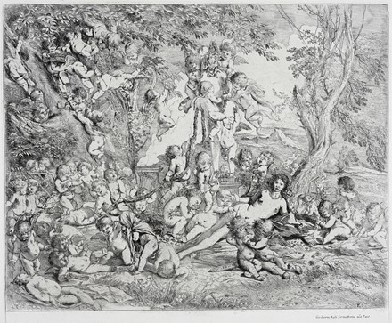  Pietro Testa  (Lucca, 1611 - Roma, 1650) : Allegoria della Pace.  - Asta Stampe, disegni e dipinti antichi, moderni e contemporanei - Libreria Antiquaria Gonnelli - Casa d'Aste - Gonnelli Casa d'Aste