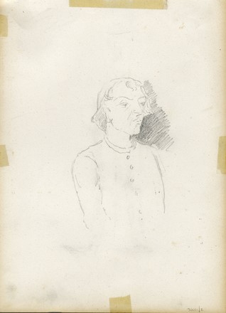  Telemaco Signorini  (Firenze, 1835 - 1901) [attribuito a] : Autocaricatura.  - Asta Stampe, disegni e dipinti antichi, moderni e contemporanei - Libreria Antiquaria Gonnelli - Casa d'Aste - Gonnelli Casa d'Aste