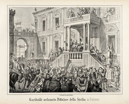 Album storico artistico. Garibaldi nelle Due Sicilie ossia Guerra d'Italia nel 1860...  [..]