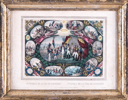  Anonimo della prima met del XIX secolo : I.re Epoque de la vie de Napoleon / I.ra Epoca de la vida de Napoleon.  - Auction Prints, drawings & paintings | Old master, modern and contemporary art - Libreria Antiquaria Gonnelli - Casa d'Aste - Gonnelli Casa d'Aste