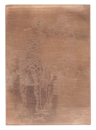  Alessandro Cervellati  (Bertinoro di Romagna, 1892 - Bologna, 1974) : Collezione di 9 lastre originali in rame con maschere della commedia dell'arte.  - Asta Stampe, disegni e dipinti antichi, moderni e contemporanei - Libreria Antiquaria Gonnelli - Casa d'Aste - Gonnelli Casa d'Aste