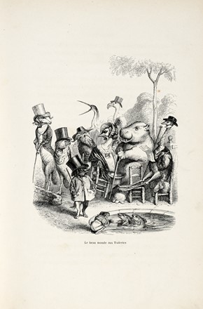  Grandville J.J. [pseud. di Gérard Jean Ignace Isidore] : Scènes de la vie privée et publique des animaux [?] publièes sous la direction de M. P.-J. Stahl...  Honoré (de) Balzac, Pierre Jules Stahl  - Asta Libri, autografi e manoscritti [ASTA A TEMPO] - Libreria Antiquaria Gonnelli - Casa d'Aste - Gonnelli Casa d'Aste
