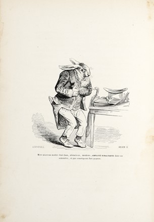  Grandville J.J. [pseud. di Gérard Jean Ignace Isidore] : Scènes de la vie privée et publique des animaux [?] publièes sous la direction de M. P.-J. Stahl...  Honoré (de) Balzac, Pierre Jules Stahl  - Asta Libri, autografi e manoscritti [ASTA A TEMPO] - Libreria Antiquaria Gonnelli - Casa d'Aste - Gonnelli Casa d'Aste