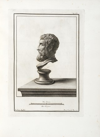  Baiardi Ottavio Antonio [e altri] : Antichità di Ercolano. Catalogo degli antichi monumenti; Le pitture antiche d'Ercolano. Tomo primo (-quarto); De' Bronzi d'Ercolano. Tomo primo (-secondo).  Filippo Morghen  (Firenze, 1730 - 1807), Pietro Campana  - Asta Libri, autografi e manoscritti - Libreria Antiquaria Gonnelli - Casa d'Aste - Gonnelli Casa d'Aste