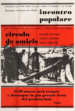 Lotto composto di 3 manifesti sulla Comune di Parigi.  - Asta Stampe, disegni e dipinti antichi, moderni e contemporanei - Libreria Antiquaria Gonnelli - Casa d'Aste - Gonnelli Casa d'Aste