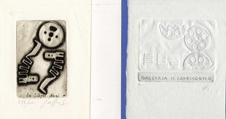 Corposo lotto di ex-libris e pubblicazioni sul tema.  Mario Radice  (Como, 1898 - Milano, 1987), Luigi Servolini  (Livorno, 1900 - 1981), Remo Wolf  (Trento, 1912 - 2009), Alina Kalczynska  - Asta Stampe, disegni e dipinti antichi, moderni e contemporanei - Libreria Antiquaria Gonnelli - Casa d'Aste - Gonnelli Casa d'Aste