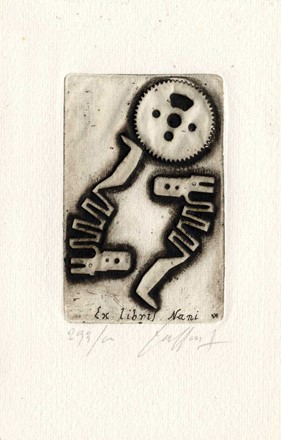 Corposo lotto di ex-libris e pubblicazioni sul tema.  Mario Radice  (Como, 1898 - Milano, 1987), Luigi Servolini  (Livorno, 1900 - 1981), Remo Wolf  (Trento, 1912 - 2009), Alina Kalczynska  - Asta Stampe, disegni e dipinti antichi, moderni e contemporanei - Libreria Antiquaria Gonnelli - Casa d'Aste - Gonnelli Casa d'Aste