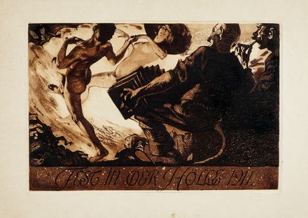  Ernst Moritz Geyger  (Rixdorf, 1861 - Marignolle (Firenze), 1941) : Blick auf San Miniato.  - Asta Stampe, disegni e dipinti antichi, moderni e contemporanei - Libreria Antiquaria Gonnelli - Casa d'Aste - Gonnelli Casa d'Aste