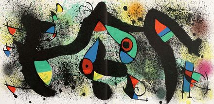  Joan Miró  (Montroig, 1893 - Palma di Majorca, 1983) : Lotto composto di 2 incisioni.  - Asta Stampe, disegni e dipinti antichi, moderni e contemporanei - Libreria Antiquaria Gonnelli - Casa d'Aste - Gonnelli Casa d'Aste