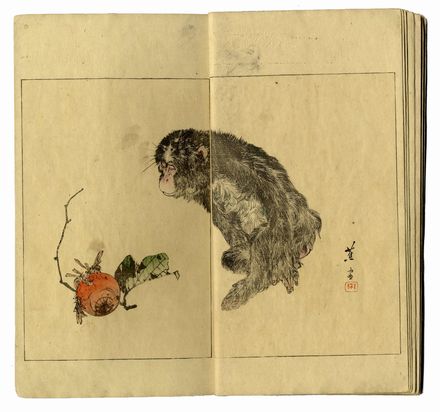  Watanabe Seitei (o Shotei)  (Edo,, 1851 - 1918) : Bijutsu sekai (Il mondo dell'arte).  - Asta Stampe, disegni e dipinti antichi, moderni e contemporanei - Libreria Antiquaria Gonnelli - Casa d'Aste - Gonnelli Casa d'Aste