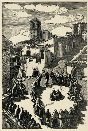  Mario Delitala  (Orani, 1887 - Sassari, 1990) : Lotto composto di 2 incisioni.  - Asta Stampe, disegni e dipinti antichi, moderni e contemporanei - Libreria Antiquaria Gonnelli - Casa d'Aste - Gonnelli Casa d'Aste