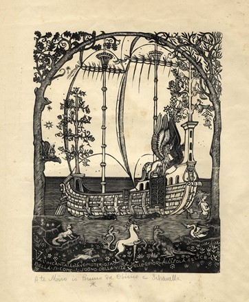  Bruno Marsili (detto Bruno Da Osimo)  (Osimo, 1888 - Ancona, 1962) : Lotto composto di 4 xilografie.  - Asta Stampe, disegni e dipinti antichi, moderni e contemporanei - Libreria Antiquaria Gonnelli - Casa d'Aste - Gonnelli Casa d'Aste