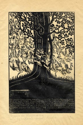  Bruno Marsili (detto Bruno Da Osimo)  (Osimo, 1888 - Ancona, 1962) : Lotto composto di 4 xilografie.  - Asta Stampe, disegni e dipinti antichi, moderni e contemporanei - Libreria Antiquaria Gonnelli - Casa d'Aste - Gonnelli Casa d'Aste