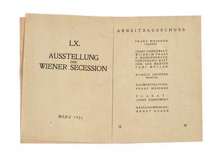 LX. Ausstellung der Wiener Secession.  - Asta Libri, autografi e manoscritti [ASTA A TEMPO] - Libreria Antiquaria Gonnelli - Casa d'Aste - Gonnelli Casa d'Aste