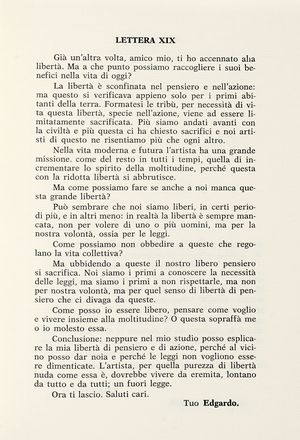  Mannucci Edgardo : Lettere a un amico. A cura di Leo Strozzieri.  Luigi Bartolini  [..]